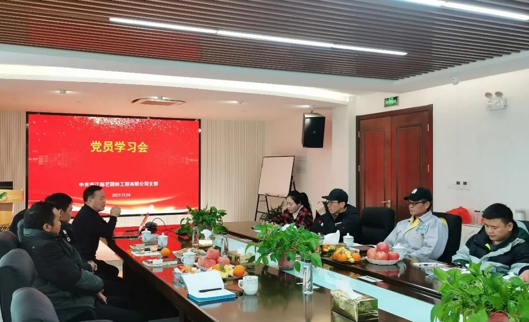 强化党建引领，践行绿色发展 | MG冰球游戏党员日学习会